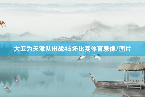 大卫为天津队出战45场比赛体育录像/图片
