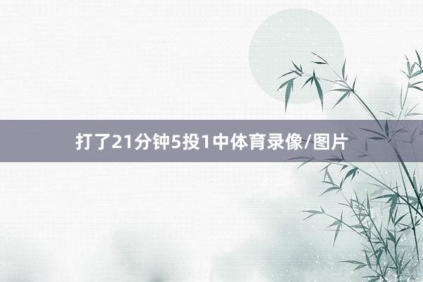 打了21分钟5投1中体育录像/图片