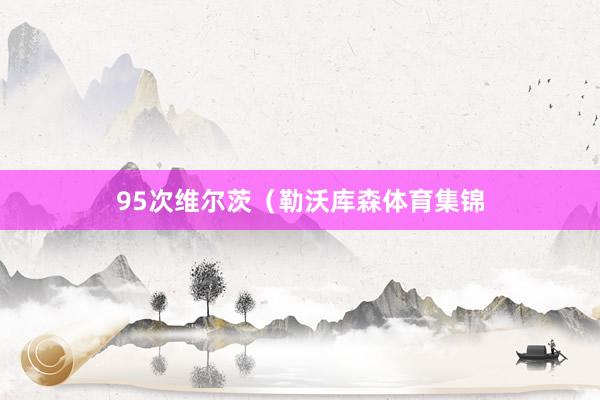 95次维尔茨（勒沃库森体育集锦