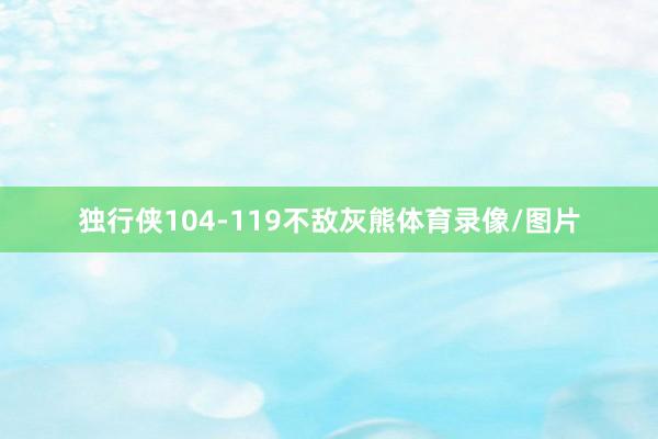独行侠104-119不敌灰熊体育录像/图片