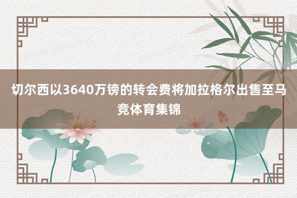 切尔西以3640万镑的转会费将加拉格尔出售至马竞体育集锦
