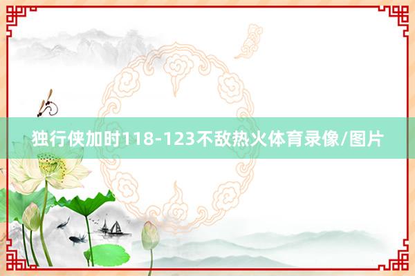 独行侠加时118-123不敌热火体育录像/图片